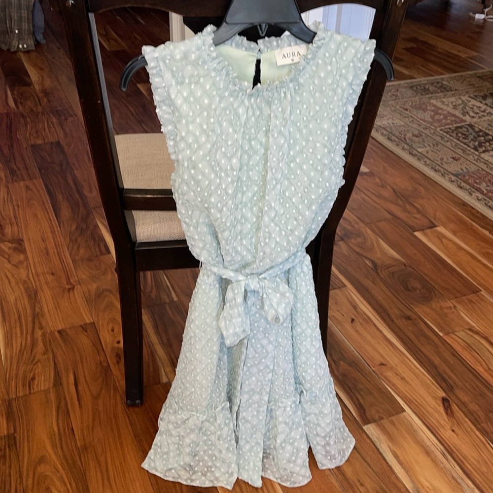 Pale green Aura mini dress, size Medium